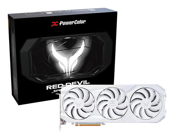 Powercolor Radeon RX9070XT Red Devil Spectral White OC 16GB