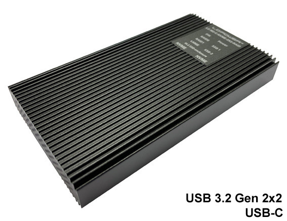 LC-Power SSD-Gehäuse für M2 SSD USB3.2 GEN 2x2 RAID