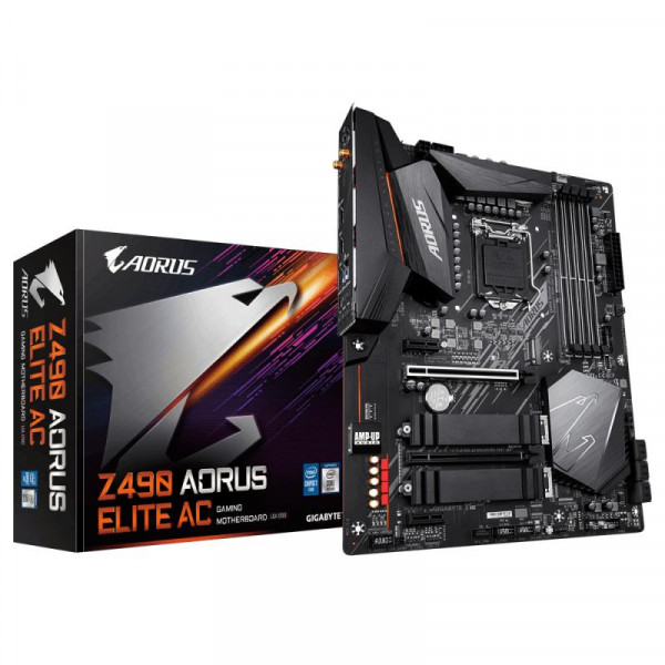 Mainboard Gigabyte Z490 AORUS ELITE AC (Z490,S1200,ATX,DDR4)