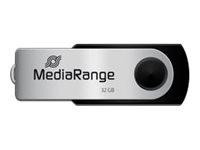 MediaRange USB-Stick 32GB USB 2.0 Flexi 2er-Pack