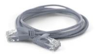 Wantec Patchkabel UTP CAT6a d=2,8mm 0,20m grau