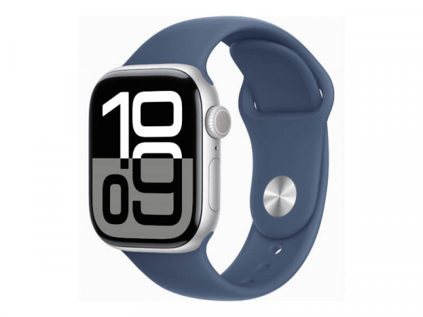 Apple Watch 10 42mm Silver Alu (Denim Sport Band) S/M