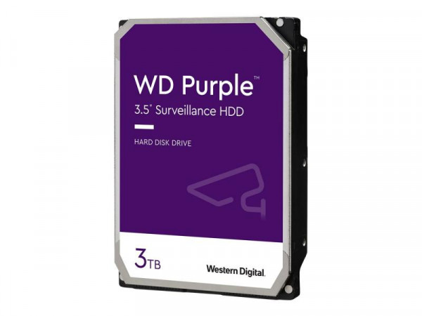 WD Purple 8.9cm (3.5") 3TB SATA3 5400 256MB WD33PURZ