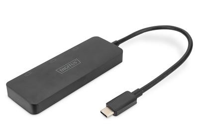 DIGITUS USB-Hub 3-Port C ->3xHDMI m.Kabel schwarz