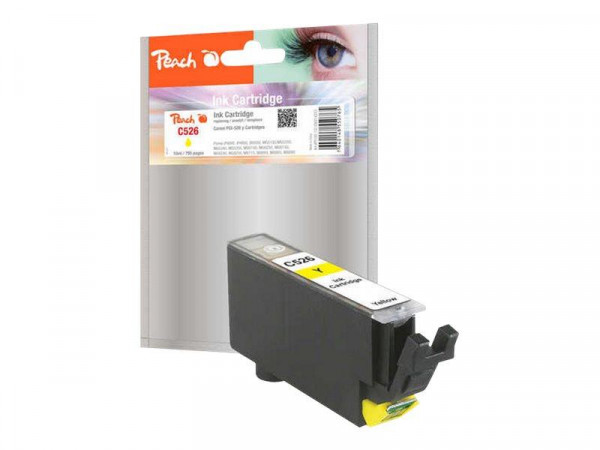 Patrone Peach komp. zu Canon CLI-526Y Yellow