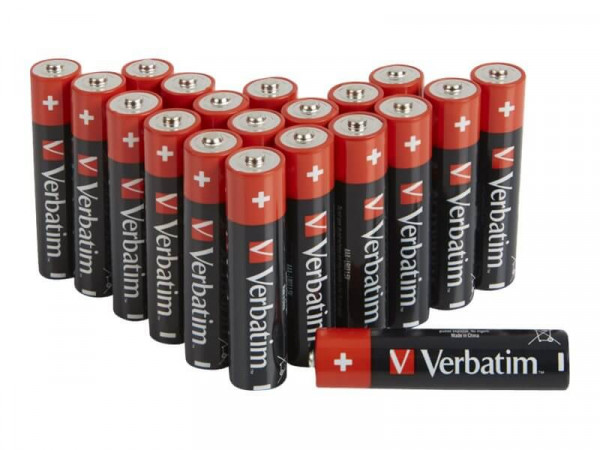 Verbatim ALKALINE BATTERY AAA 20 PACK (HANGCARD)