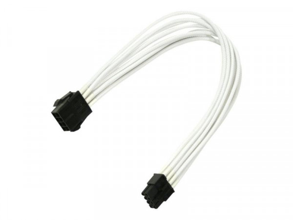 Kabel Nanoxia 8er PCI-E Verlängerung, 30 cm, Single, weiß