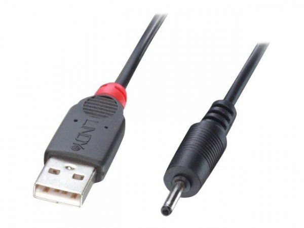Lindy Adapterkabel USB A St - DC 2.50/0.7mm St 1.5m