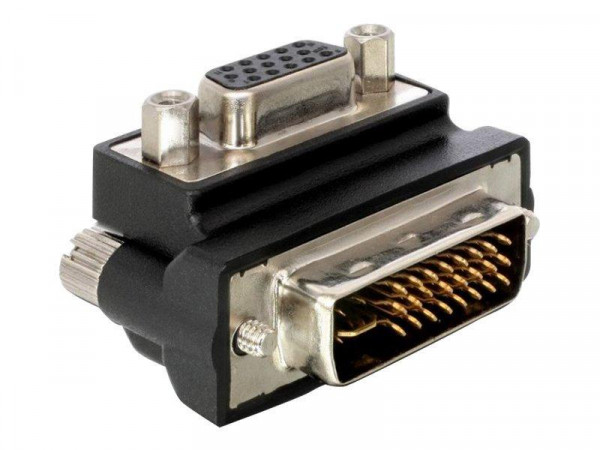 DVI Adapter Delock DVI(24+5) -> D-Sub15 St/Bu 90°