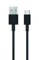 2GO USB Ladekabel - schwarz - 100cm für USB Type-C 3.1