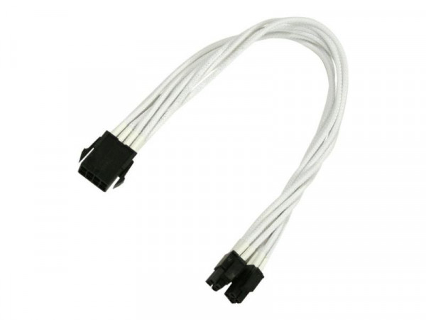 Kabel Nanoxia EPS Verlängerung, 30 cm, Single, weiß