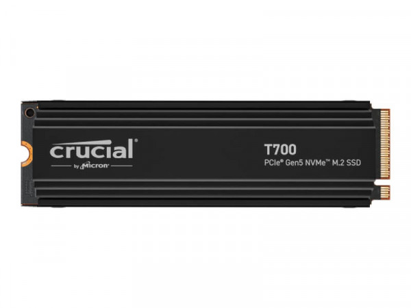 SSD 4TB Crucial M.2 w.heatsink (2280) T700 Gen5 NVMe