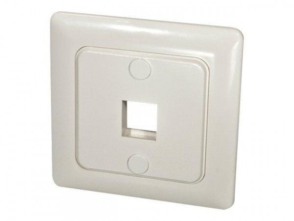 Lindy Wandanschlussdose f.1 Keystone Wand DE Abdeckung 80x80