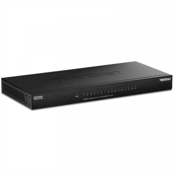 TRENDnet 16-Port Unmanaged 2.5G Desktop Switch