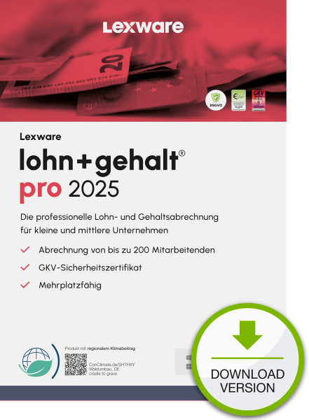 Lexware lohn+gehalt pro 2025 ABO Download