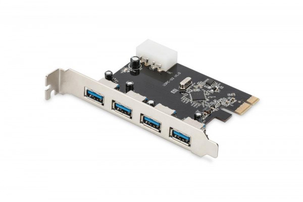 DIGITUS PCI Expr Add-On Card USB3.0 4Ports A/F Extern VL805