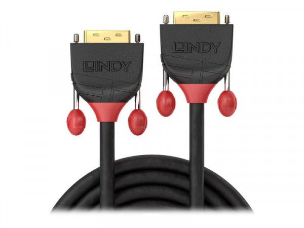 Lindy DVI-D Single Link Kabel Black Line 2m