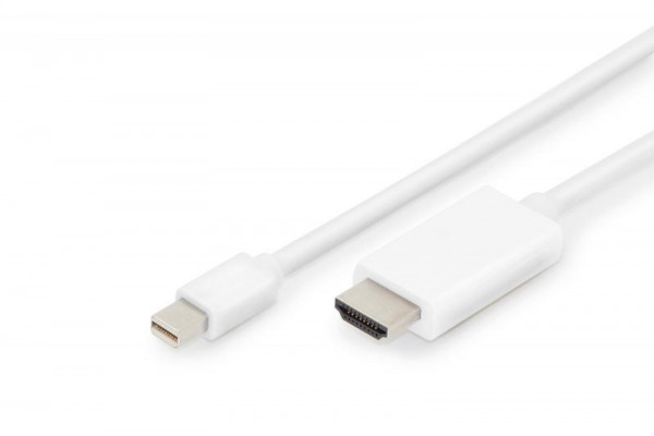 ASSMANN DisplayPort Adapterkabel mini DP->HDMI A St/ST 2.0m