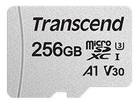 SD microSD Card 256GB Transcend SDXC USD300S-A w/Adapter