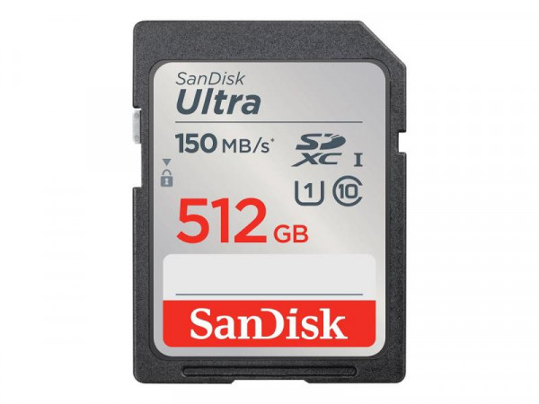 SD Card 512GB SanDisk SDXC UHS-I 150MB/sec
