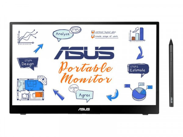 ASUS 35,6cm Commerc. MB14AHD Mobile-Monitor USB IPS