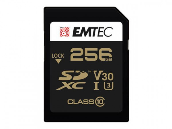 Emtec SD 256GB UHS-I U3 V30 SpeedIN Pro