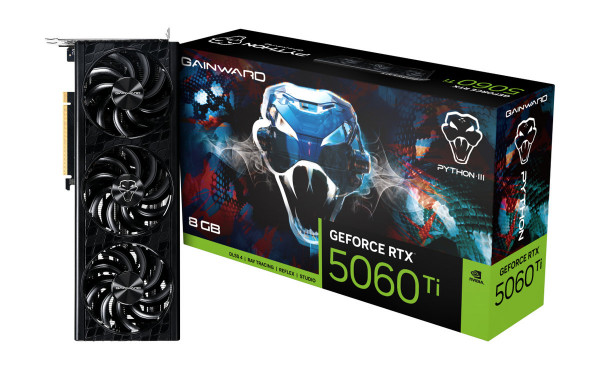 Gainward RTX5060Ti Python III 8GB GDDR7