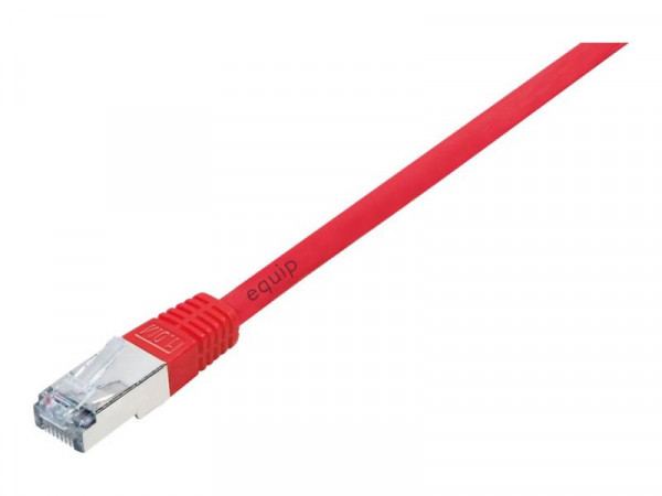 Equip Patchkabel Cat5e F/UTP 2xRJ45 20.00m rot Polybeutel