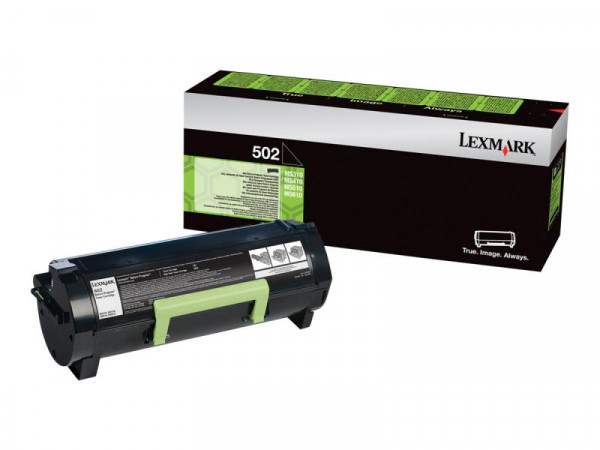 Toner Lexmark 502 black 50F2000