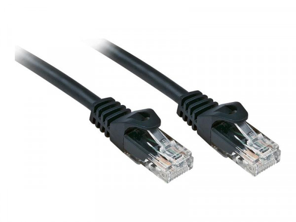 Lindy Patchkabel Cat6 U/UTP Basic schwarz 0.50m