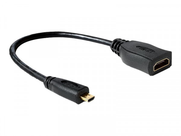HDMI Kabel Delock Ethernet A -> micro D Bu/St 0.20m