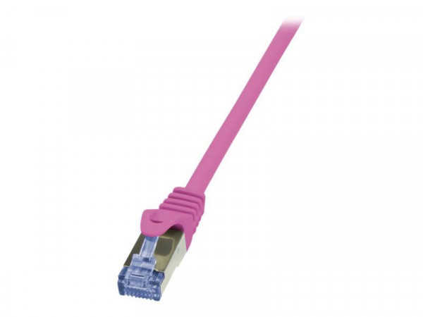 LogiLink CAT6A S/FTP Patchkabel AWG26 PIMF pink 2,00m