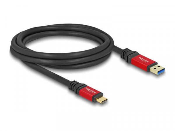 DELOCK USB 10 Gbps Kabel USB Type-A St. zu USB Typ-C St. 2 m