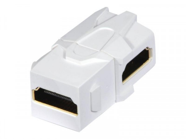 Lindy HDMI 90° Doppelkupplung Keystone für Wanddose Keystone