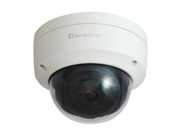 LevelOne IPCam FCS-3404 Dome Out 6MP H.265 IR 9W PoE