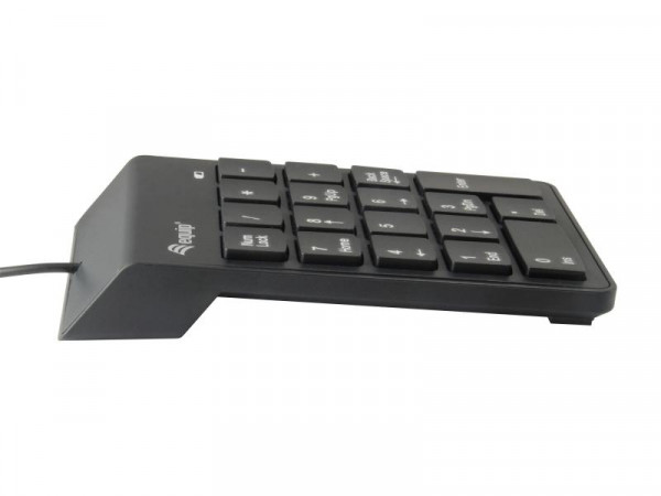 Equip USB Nummernblock Keypad 245205, Plug-and-Play, schwarz