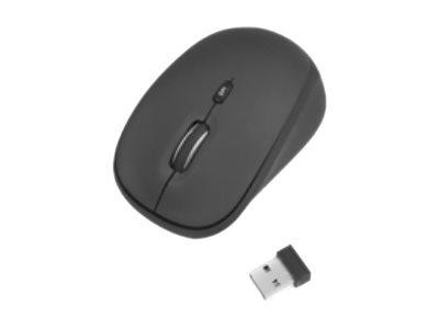 LogiLink Maus Funk 2,4 GHz 3-Button, schwarz