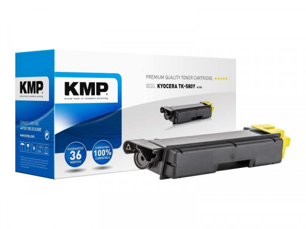 KMP Toner Kyocera TK-580Y/TK580Y yellow 2800 S. K-T51