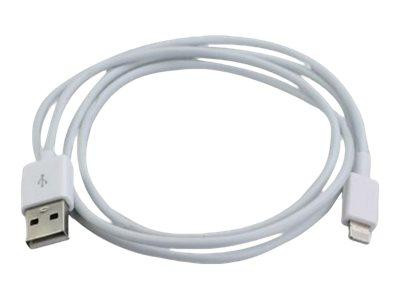 Techly USB2.0 . Lightning Kabel, 1m, weiß, Blister
