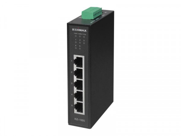 Switch EDIMAX Industrial 5-Port GbE unmanaged IP30
