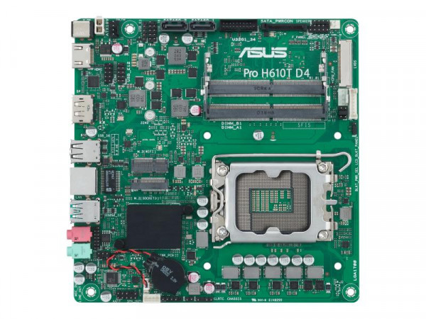 Mainboard ASUS PRO H610T D4-CSM (Intel,1700,DDR4,thin mITX)