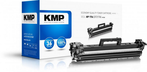 KMP Toner HP CF217A black 1.600 S. H-T249 remanufa extern