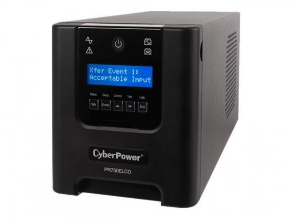 Cyberpower USV PR 750ELCD Line-Interactive UPS 750VA/675W
