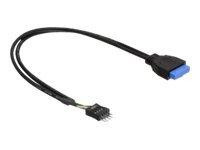 USB3.0 Kabel Delock Pinheader 19pin -> 8pin Bu/St 0.30m