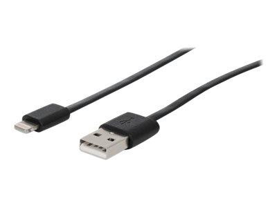 Manhattan iLynk USB-Kabel Typ A -> Lightning St/St 1m bl