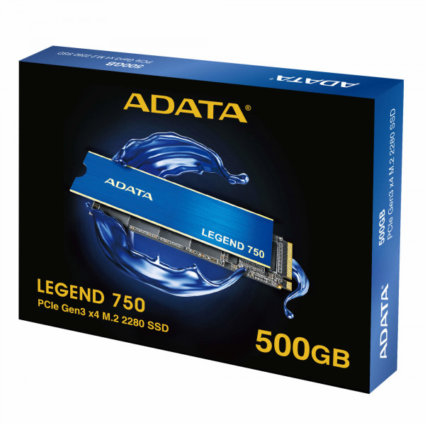 SSD 500GB ADATA M.2 PCI-E NVMe Gen3 Legend 750 retail
