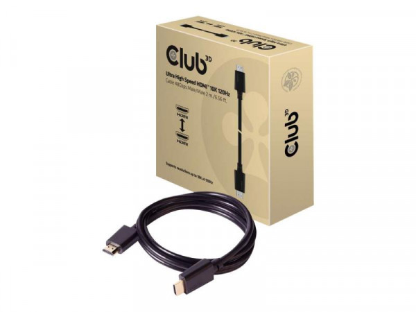 Club3D HDMI-Kabel A -> A 2.1 Ultra High Speed 10K HDR 2m