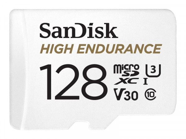 SD MicroSD Card 128GB SanDisk High Endurance inkl. Adapter