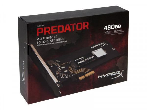 SSD 480GB Kingston M.2 PCI-E (m.Adap.) HyperX Predator