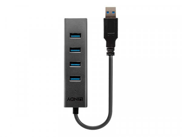 Lindy USB 3.0 Hub 4 Port ohne Netzteil